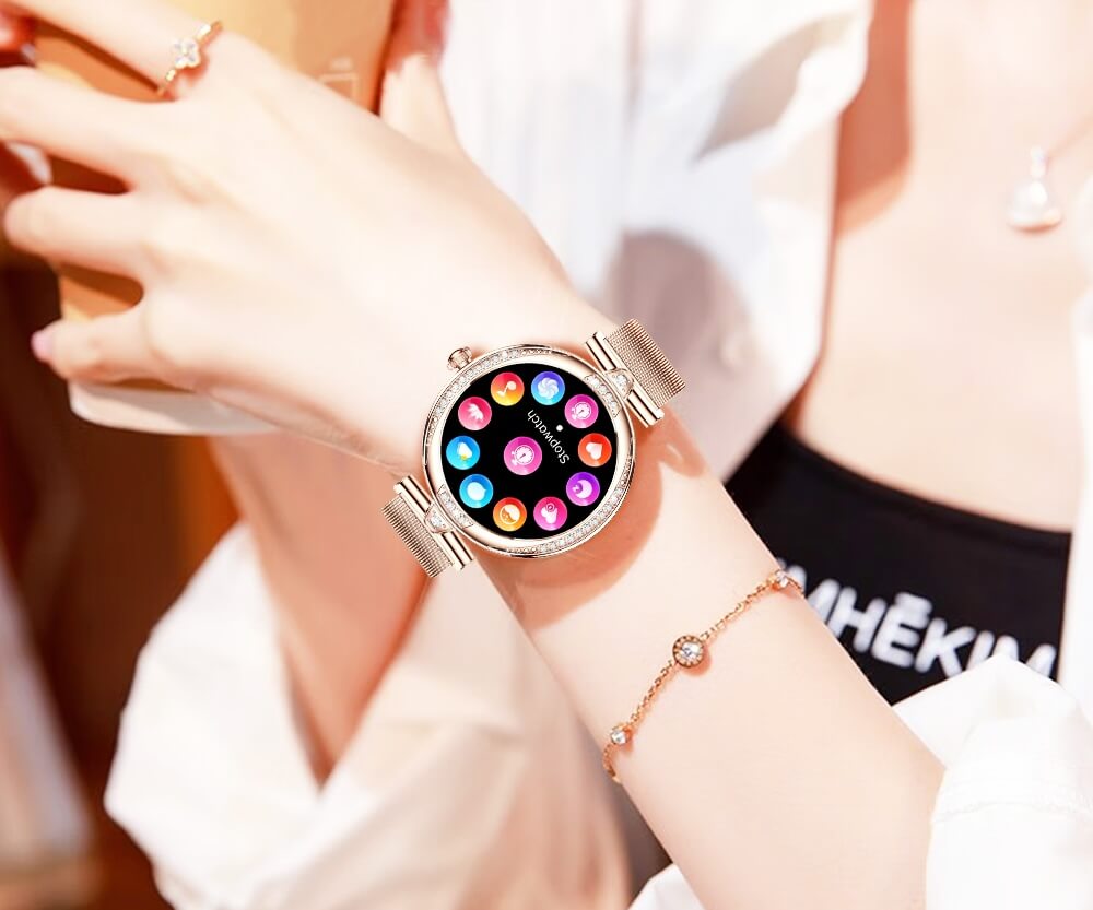 Carneo Seinna rosegold volanie